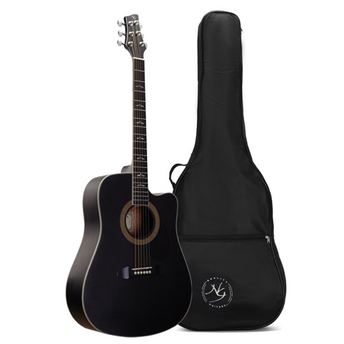 Đàn Guitar Acoustic NG GT600BK-EQ-Tặng Kèm Bao Đàn Chính Hãng